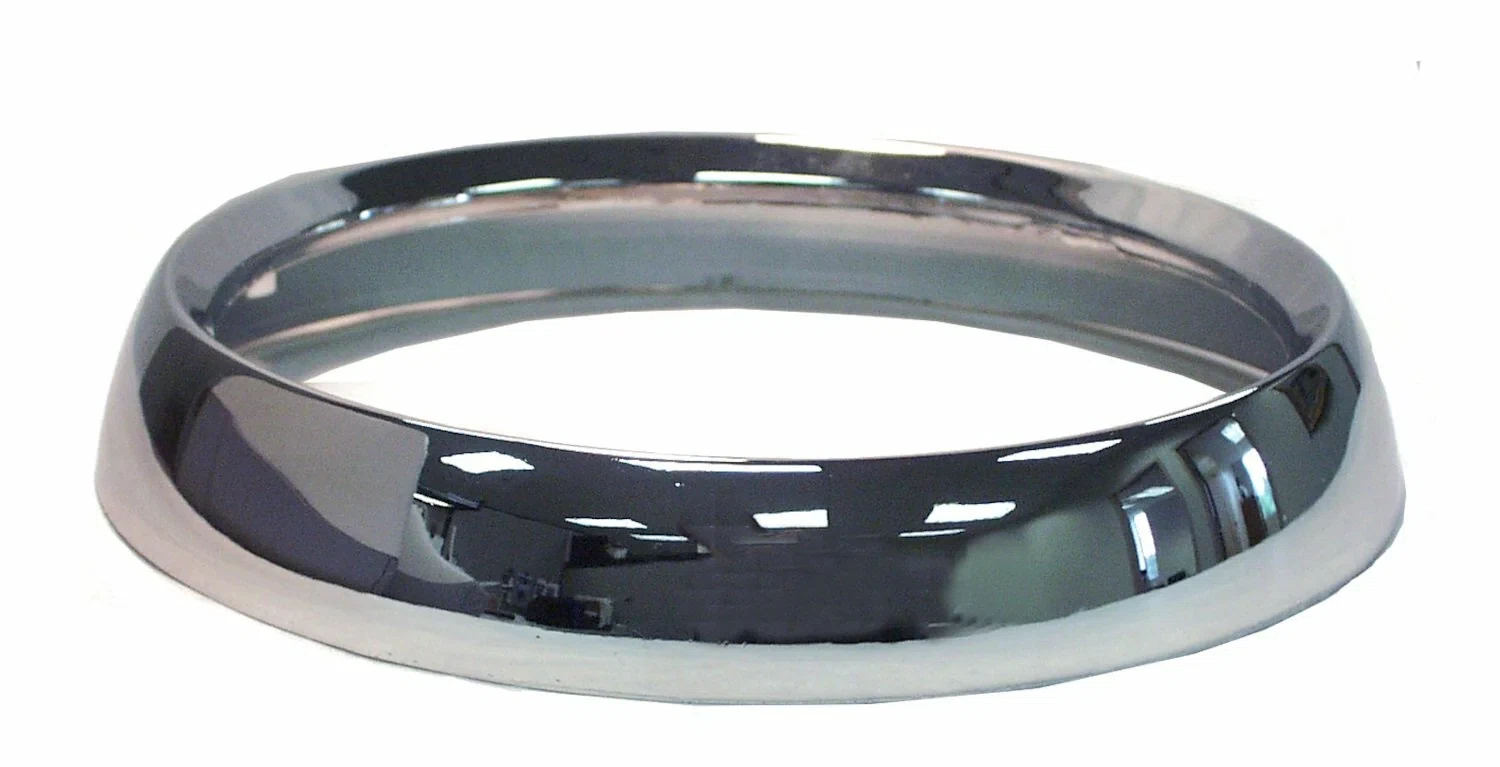 Vintage - Metal Chrome Headlight Bezel - J5460087